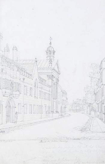 Pembroke College, Cambridge by 
																	Augustus Charles Pugin