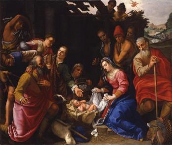 L'adoration des bergers by 
																	Pietro Maria Bagnadore
