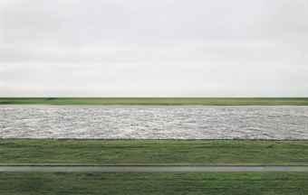 Rhein II by 
																	Andreas Gursky