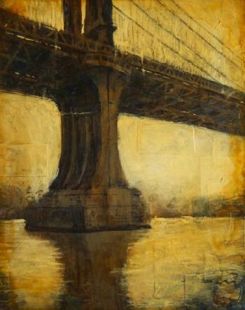 Manhattan bridge by 
																	Jeff Faerber