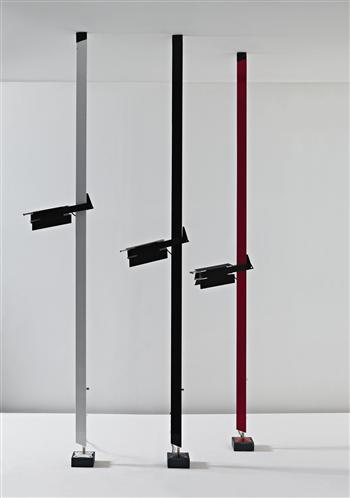 Set of three adjustable floor lamps by 
																	 LumenForm