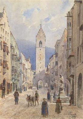 A motif from Sterzing by 
																	Emil Fenzl
