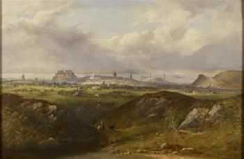 A panoramic view of Edinburgh from the south east by 
																	Henry G Duguid
