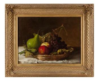 Still life of fruit by 
																			Victoria Empress of Prussia