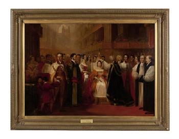 Coronation of Queen Victoria by 
																			 Jennens and Bettridge