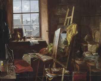 The studio by 
																	Charles Halkerston