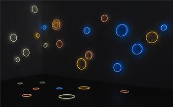 Untitled (28 Circles) by 
																	 Avaf