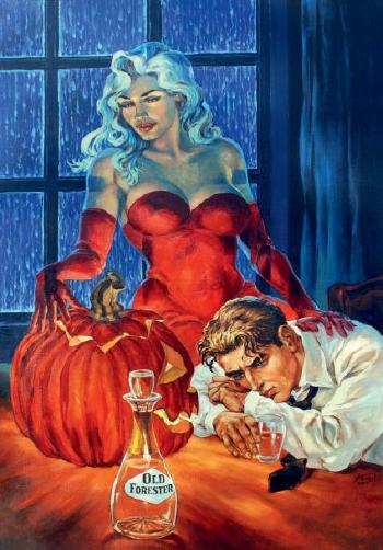 Halloween blues by 
																	Zbigniew Kasprzak