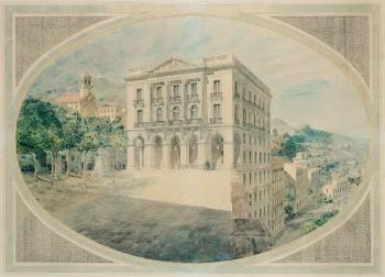 Banque de l'Algérie, Place Gueydon à Bougie by 
																	Gustave Umbdenstock