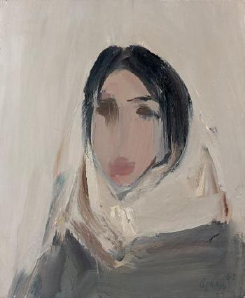 Portrait de femme au foulard by 
																	Fermin Aguayo
