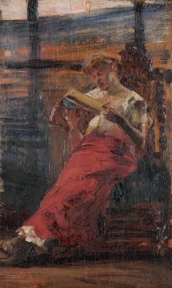 Donna che legge by 
																	Paolo Gaidano