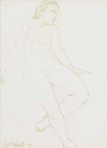 Desnudo femenino by 
																	Martin Echegaray y Garcia
