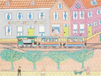 Le tramway by 
																	Pieter Hagoort