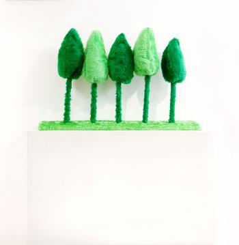 Landscape trees by 
																	Kathy Temin