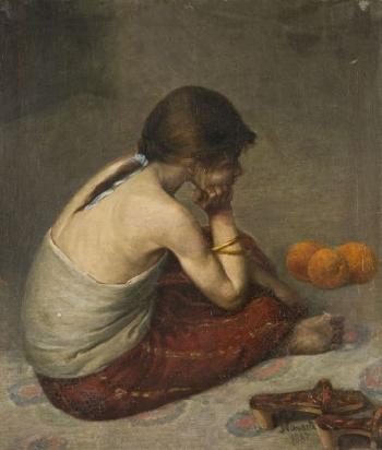 Jeune fille aux oranges by 
																			Stefano Farneti