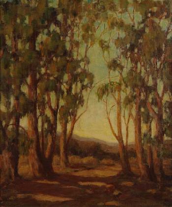 Eucalyptus trees by 
																	Edward Rahenkamp