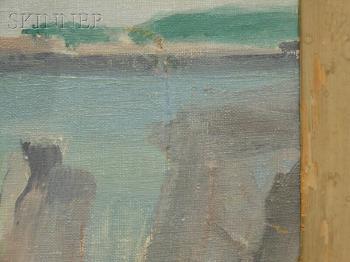 View of Provincetown Harbor by 
																			Philip Cecil Malicoat