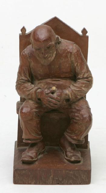 Sittande man by 
																	Emil Gottfred Janel