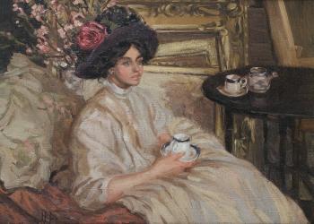 Afternoon tea by 
																	Hilda Fearon