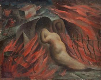 A firestorm by 
																	Clarke Hutton