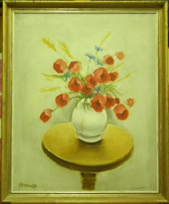 Bouquet de coquelicots et d épis de blé by 
																	Maurice Esnault