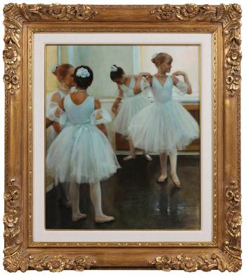 Young ballerinas by 
																			 Wu Jian