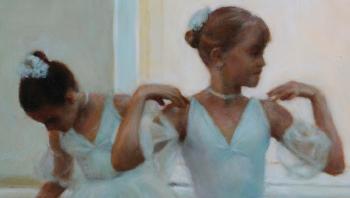 Young ballerinas by 
																			 Wu Jian