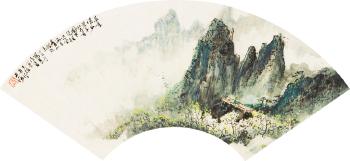 Spectacular view of Mount Huang by 
																	 Cai TianXiong