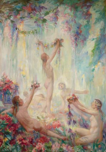The Maidens Of Spring by 
																	Jean Ubaghs