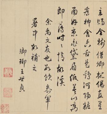 Farewell Poems And Landscapes by 
																			 Xie Shichen