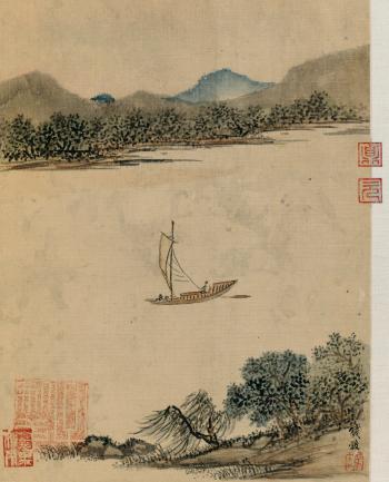 Farewell Poems And Landscapes by 
																			 Zhou Tianqiu