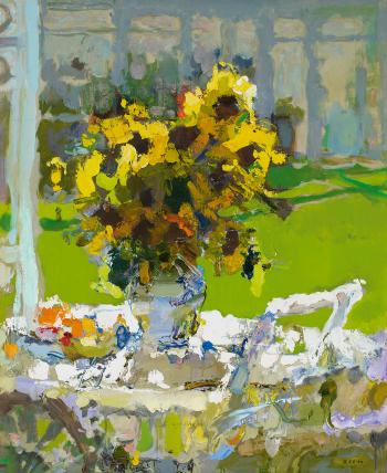 Sunflowers In Sunshine by 
																	 Zhang Jingsheng