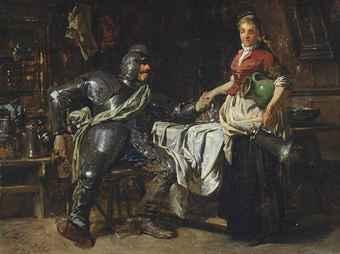 A chivalrous guest by 
																	Carl von Haeberlin