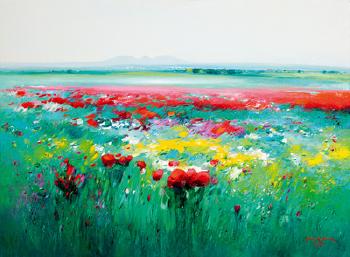 Campos del Ampurdán en flor by 
																	Lluis Roura