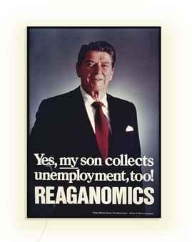 Reaganomics by 
																	Hans Haacke