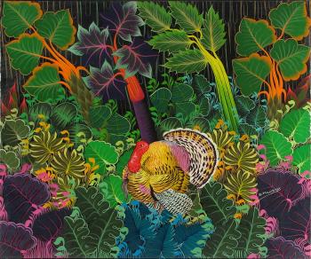 Truthahn im Dschungel by 
																	Serge Maniguat