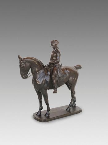 Friedrich der Große zu Pferde by 
																	Louis Tuaillon