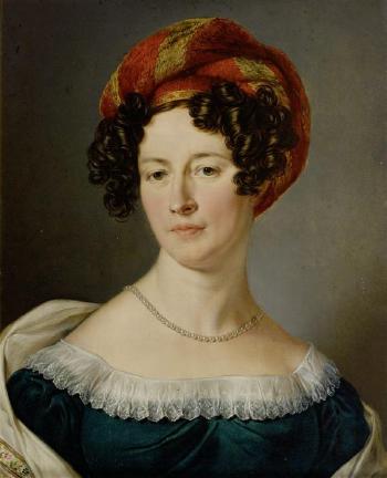 Portrait der Wilhelmine Gräfin zu Münster by 
																	Alexander Macco