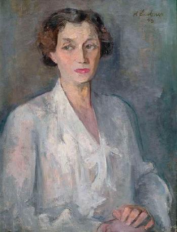 Porträt einer Dame by 
																	Heinrich Alexander Graf von Luckner