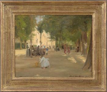 Luxembourg Gardens by 
																	Albert Jean Adolphe