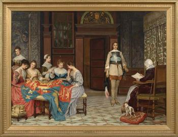 The new standard by 
																	William Frederick Yeames