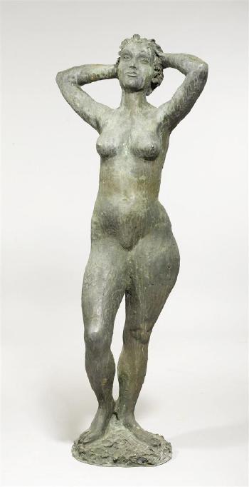 Grosse weibliche Statuette by 
																	Arnold d'Altri