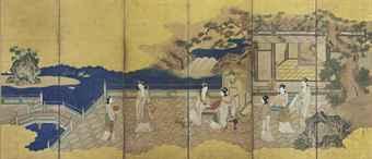 The Four Accomplishments (Kinki shoga) by 
																	Kano Tanshin