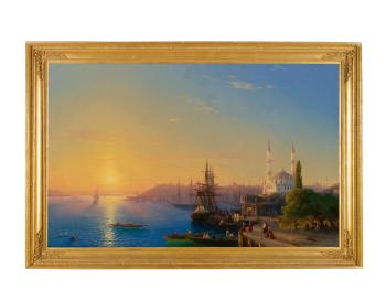 View Of Constantinople And The Bosphorus by 
																			Ivan Konstantinovich Aivazovsky
