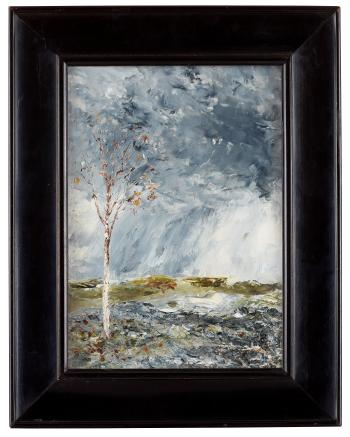 The Birch Tree I (Autumn) by 
																			August Strindberg