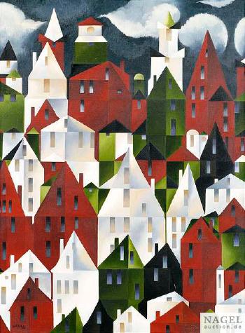 Die Häuser der Grünen und Roten by 
																	Helmut Verch