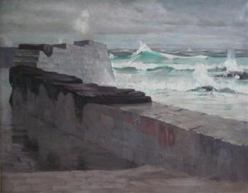 Beyond The Harbour Wall by 
																	Ernest Stephen Lumsden