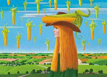 Corn maiden by 
																			Faridoun Zoda