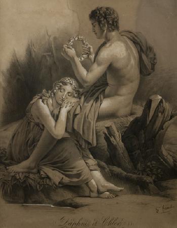 Dafni e Cloe by 
																	Jacques-Gustave Hamelin