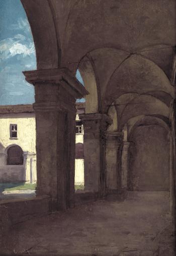 Porticato del Liceo di San Francesco by 
																	Amedeo Ghesio Volpengo